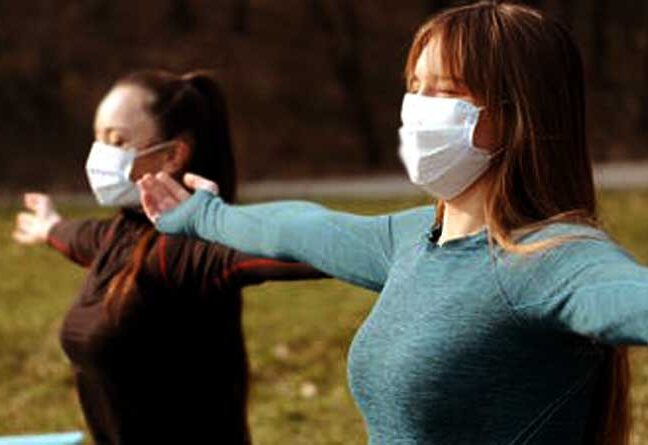 Wearing a mask during peak exercise is safe for most people, claims study