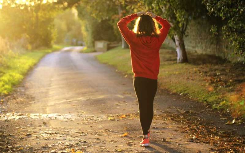 "Spending time in nature can ease stressful feelings"