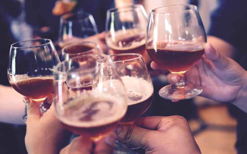 moderate alcohol may relieve heart by calming brain stress signals