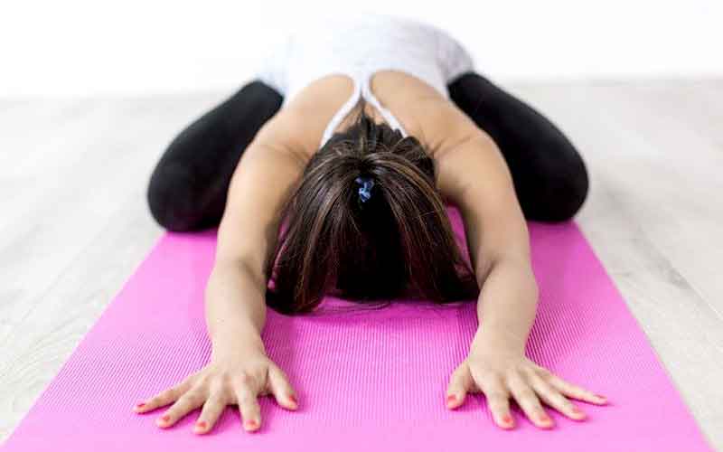 Yoga helps reduce work-related stress