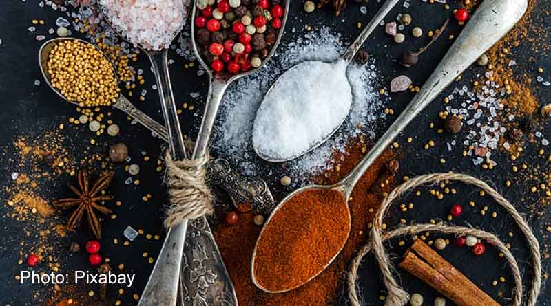 Avoid eating too much salt by adding more spice and seasoning to a low salt meal