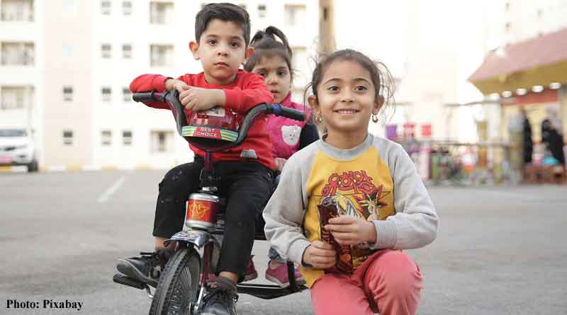 children playing