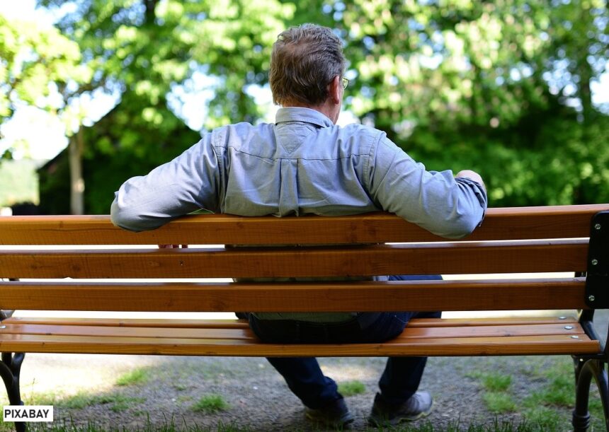 alt="diabetes patient sitting on a bench"