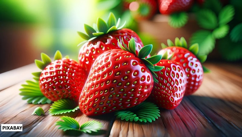 alt="strawberries for heart health"