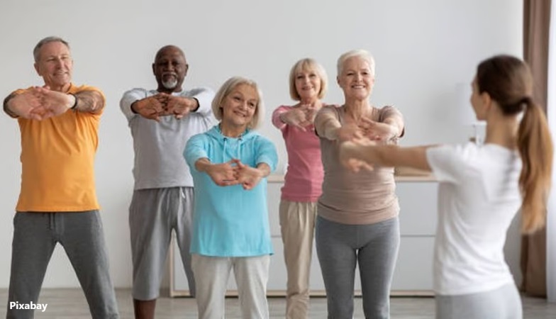 alt="Physical activity may boost healthy aging in older adults"